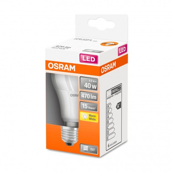 Lâmpada LED Osram Star Classic A E27 2700K Lâmpada LED Osram Star Classic A E27 2700K
