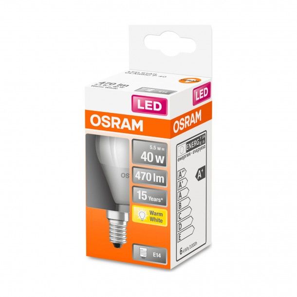 Lmpada LED Osram Star Classic P E14 2700K