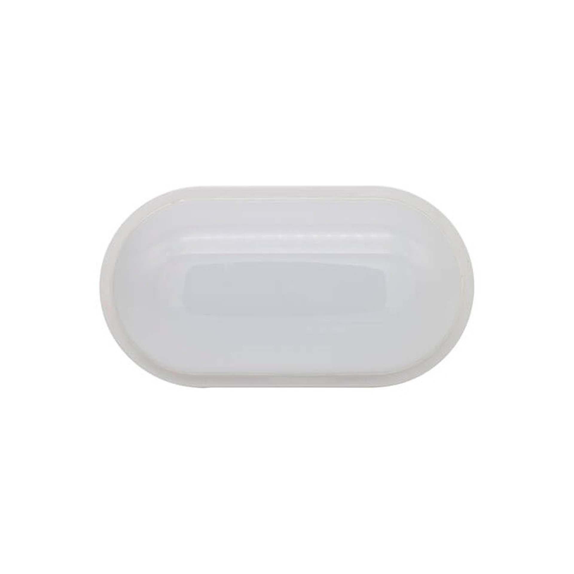 Aplique LED Saliente Oval PC IP54 8W 600Lm Branco Luxtar