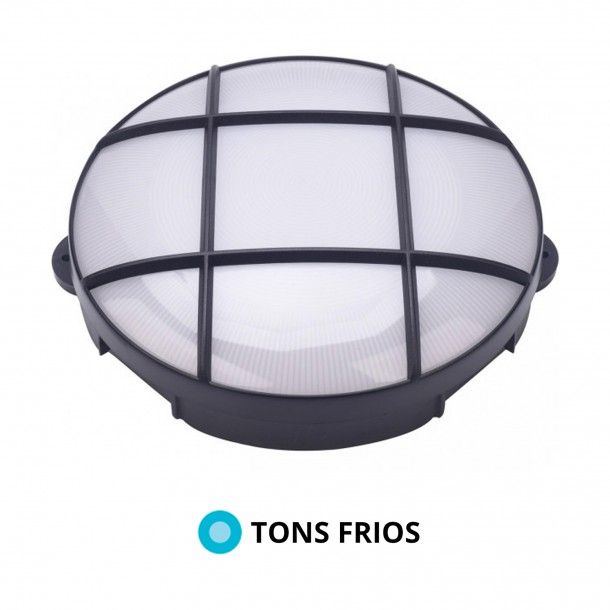 Aplique de Parede Exterior LED Preto