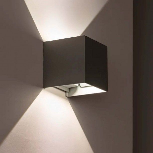 Aplique de Parede LED Saliente Cubo IP54 6W 480Lm 4000K Maxled Aplique de Parede LED Saliente Cubo IP54 6W 480Lm 4000K Maxled