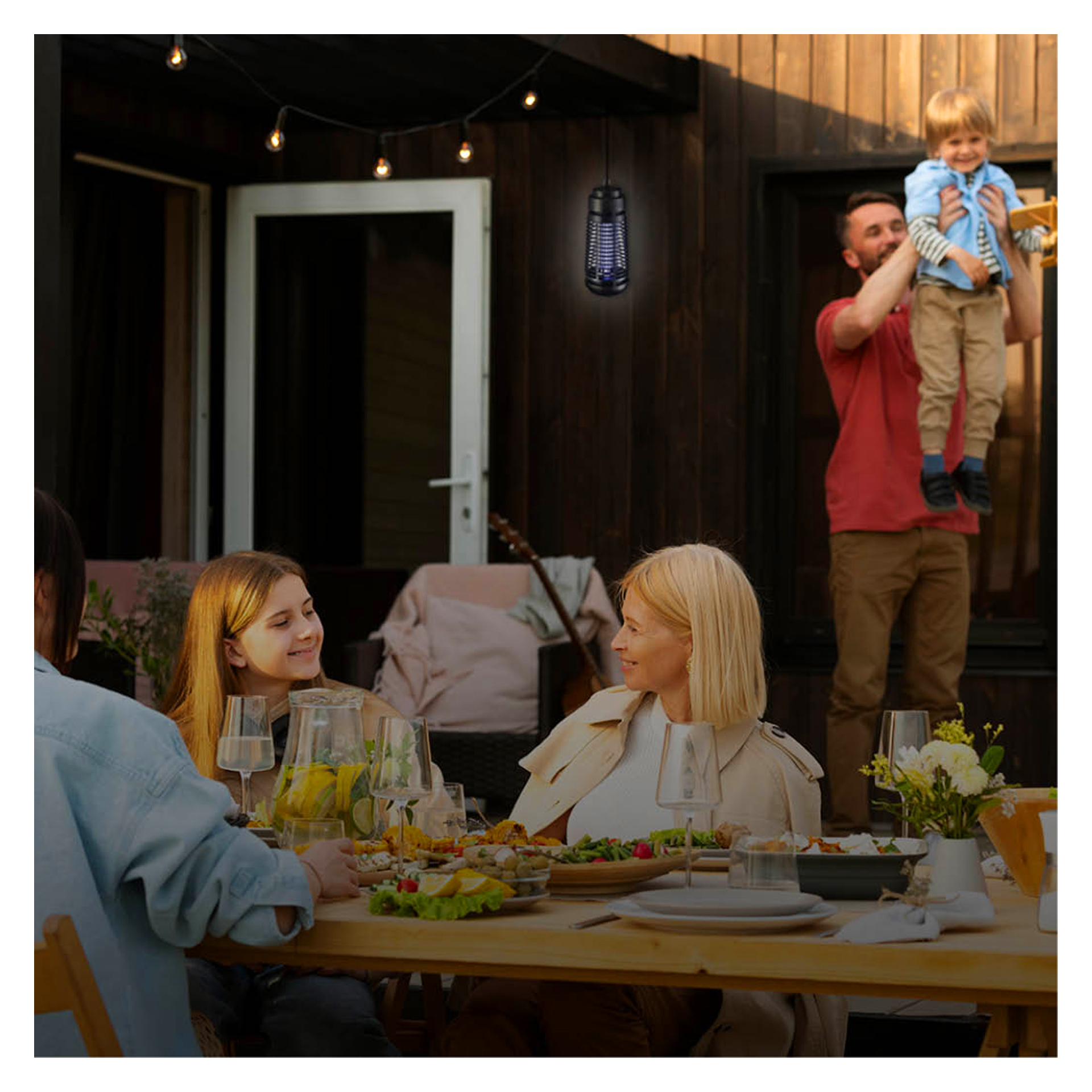 Mata Mosquitos Eletrónico 6W 50m2 Preto