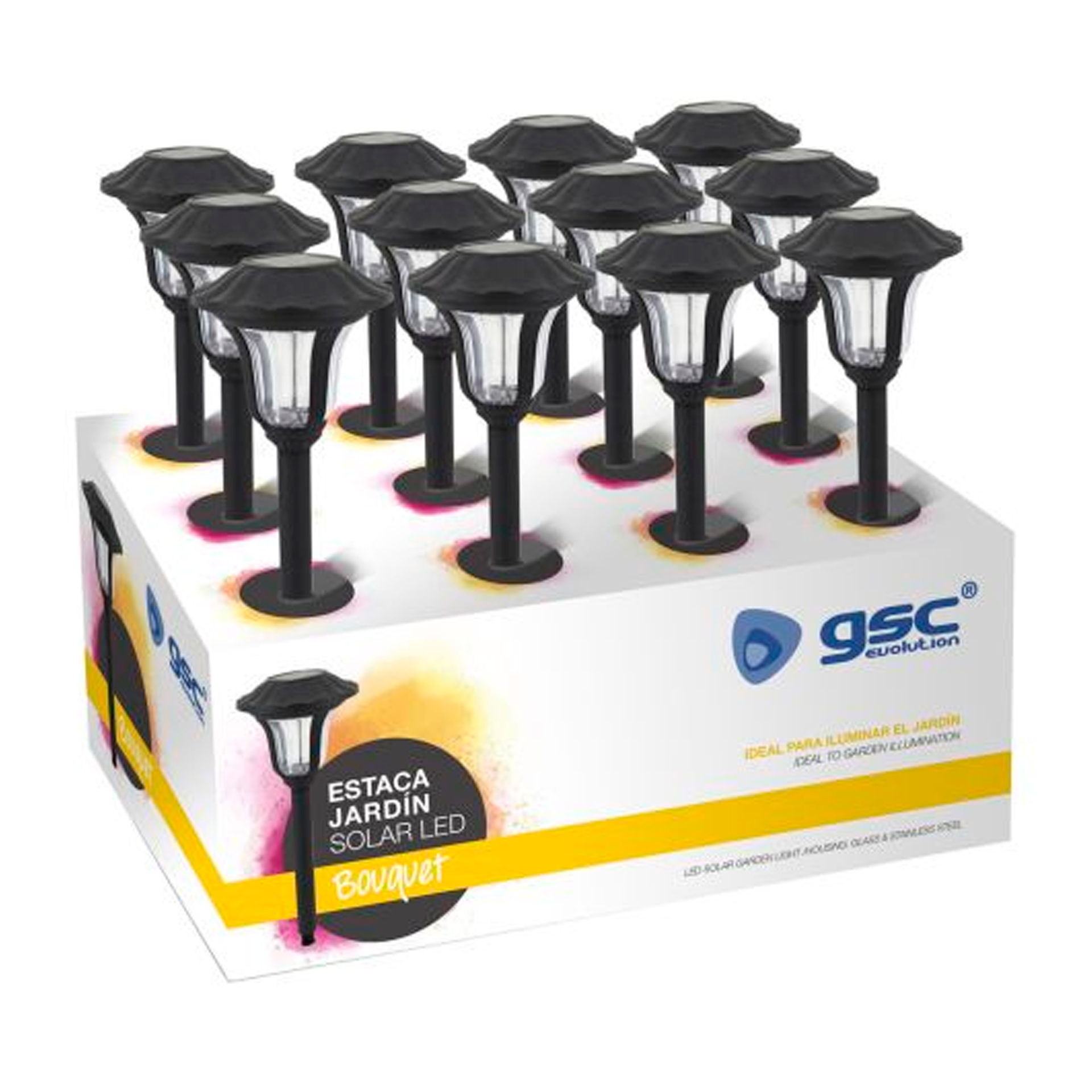 Estaca Solar de Jardim LED Bouquet