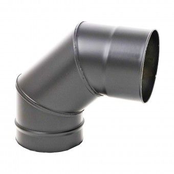 Curva M/F Inox/Antracite 90  125mm