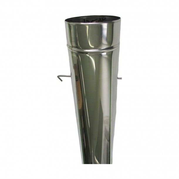 Tubo Com Registo Inox Ø 150x1000mm Tubo Com Registo Inox Ø 150x1000mm