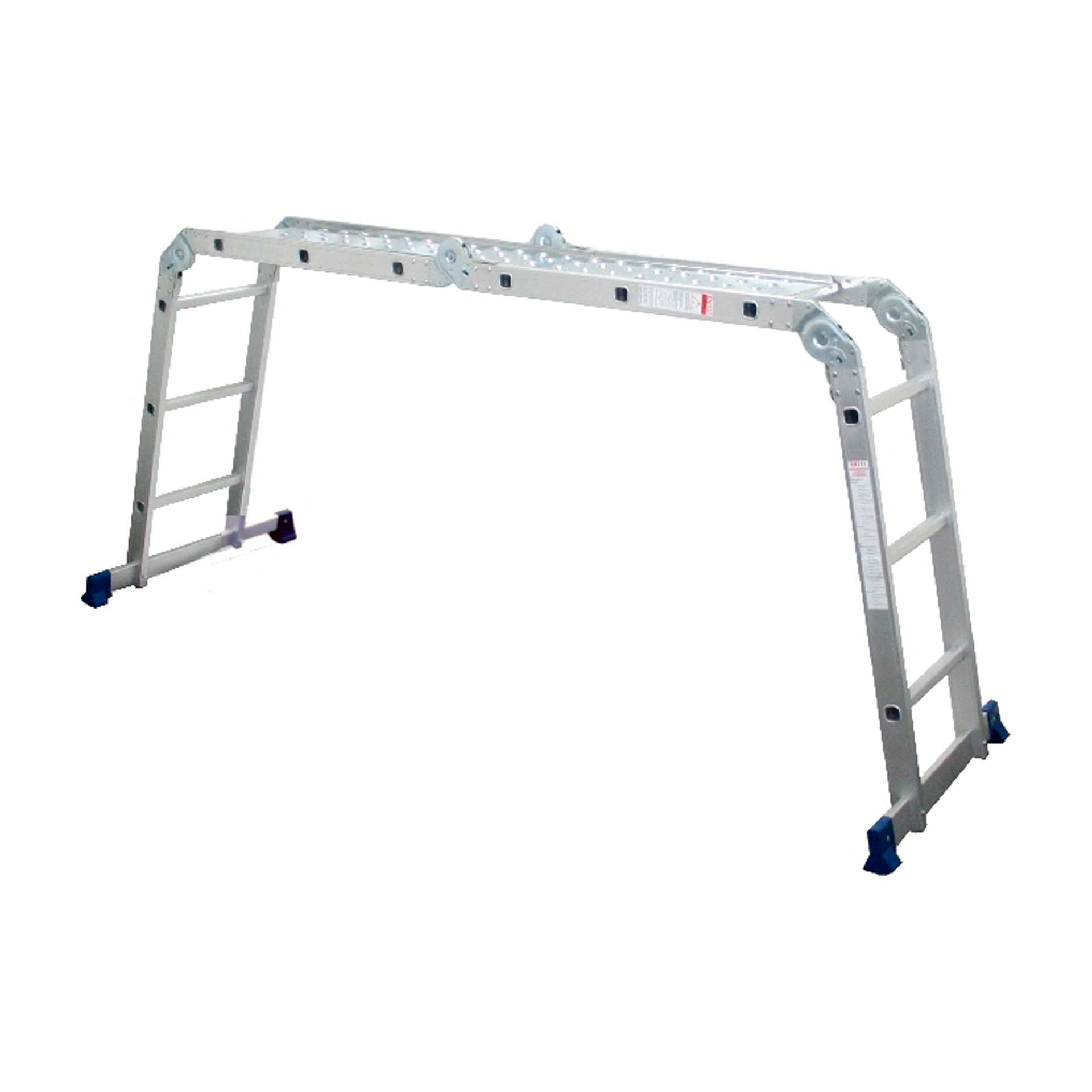 Escada Articulada Multiusos com Plataforma 4x3 Degraus Mader