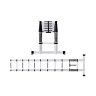 Escada Extensível Telescópica 10 Degraus 3,20M WK700140 Werku Escada Extensível Telescópica 10 Degraus 3,20M WK700140 Werku