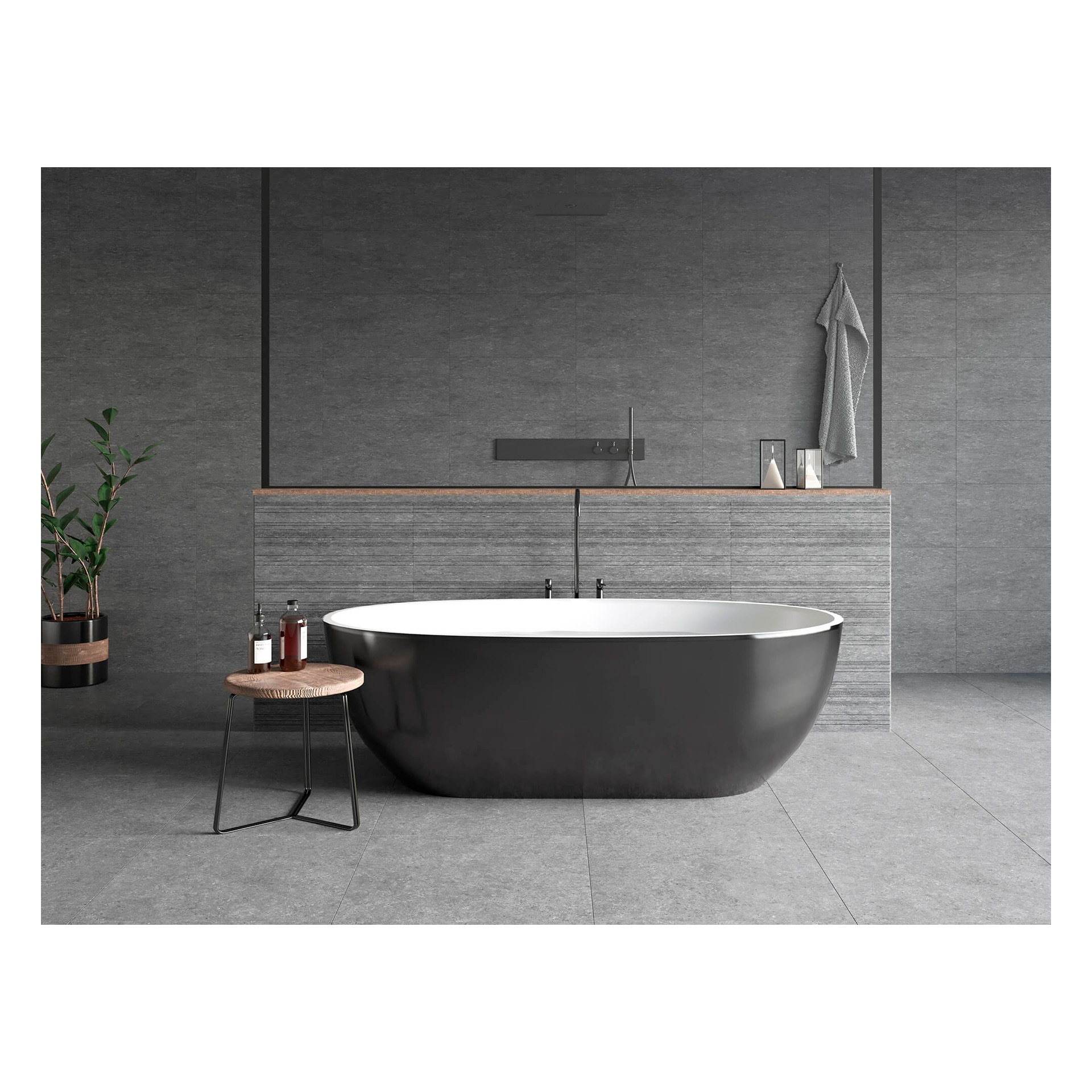 Pavimento Towns Gris 60.8x60.8x0.95cm Navarti