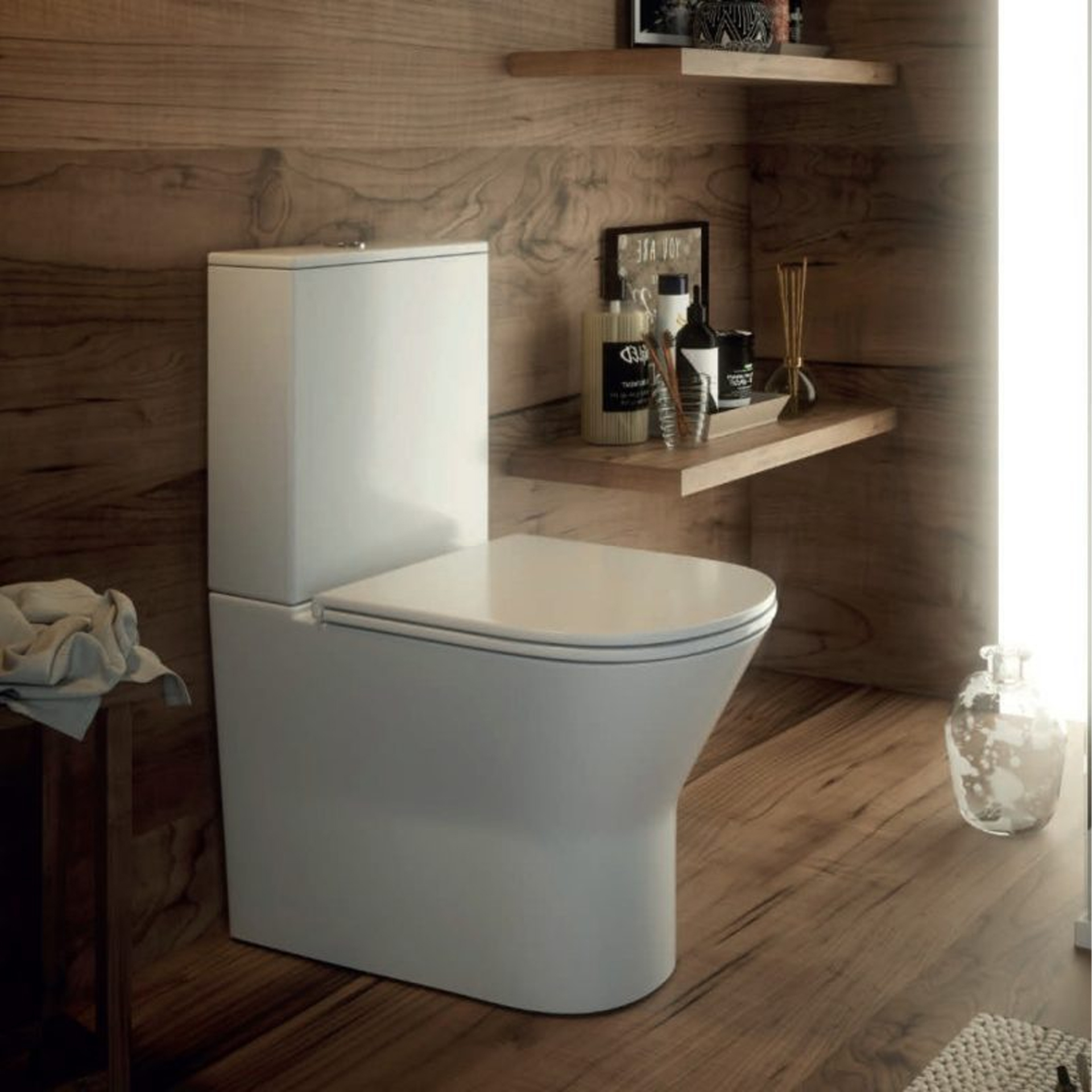 Conjunto Sanita Sparta + Tampo Soft Close + Tanque Entrada Inferior Aquore