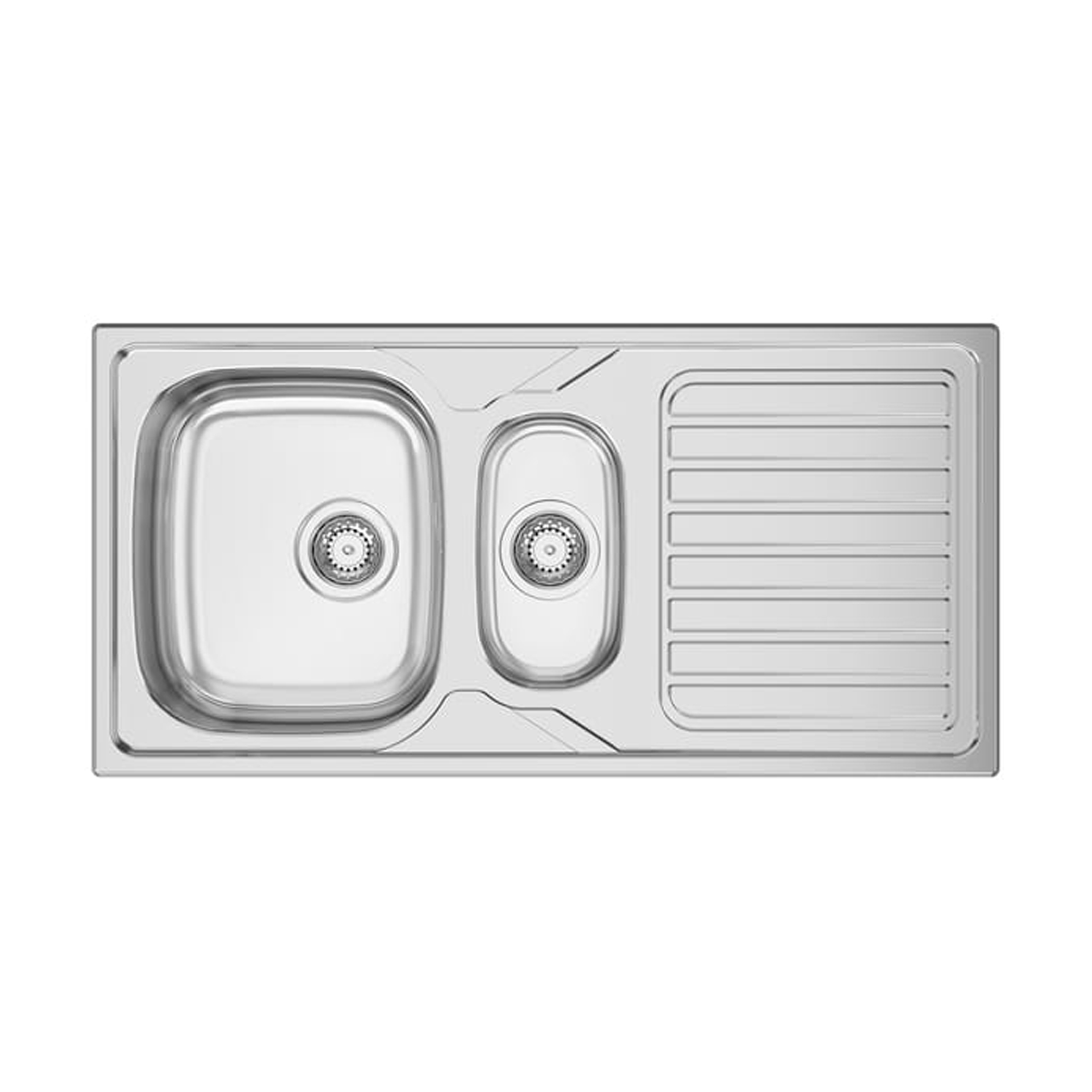 Lava-Louça Reversível 1,5 Cubas 1000x500x160mm Okio Line 100