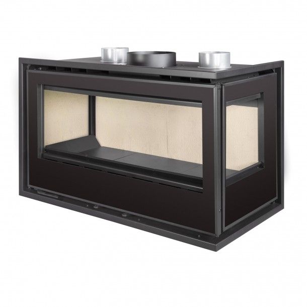 Recuperador de Calor a Lenha 10.6kw Panoramic 70 Ferlux