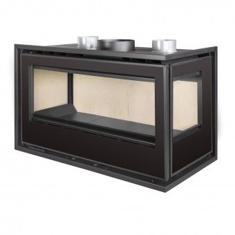 Recuperador de Calor a Lenha 10.6kw Panoramic 70 Ferlux