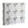 Horta Vertical 9 Vasos Branco Minigarden Horta Vertical 9 Vasos Branco Minigarden