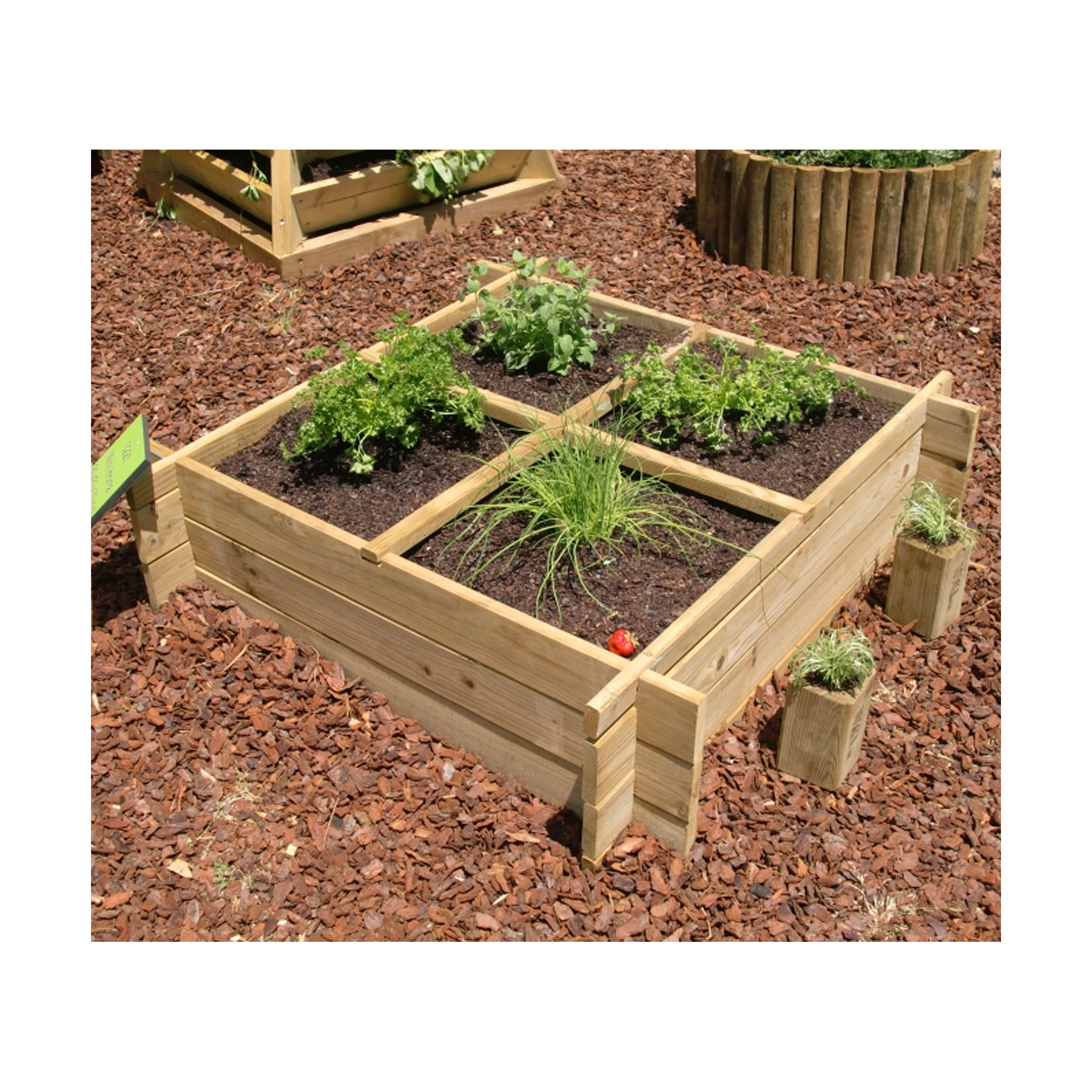 Mini Horta Urbana 80x80x30cm Tosca