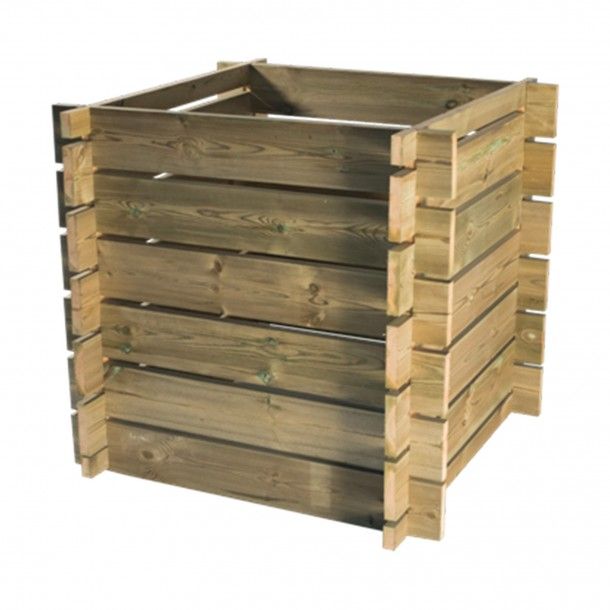 Caixa de Compostagem 100x100x100cm Tosca Caixa de Compostagem 100x100x100cm Tosca