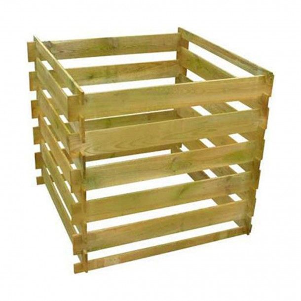 Caixa de Compostagem 100x100x100cm Tosca Caixa de Compostagem 100x100x100cm Tosca