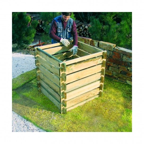 Caixa de Compostagem 100x100x100cm Tosca Caixa de Compostagem 100x100x100cm Tosca
