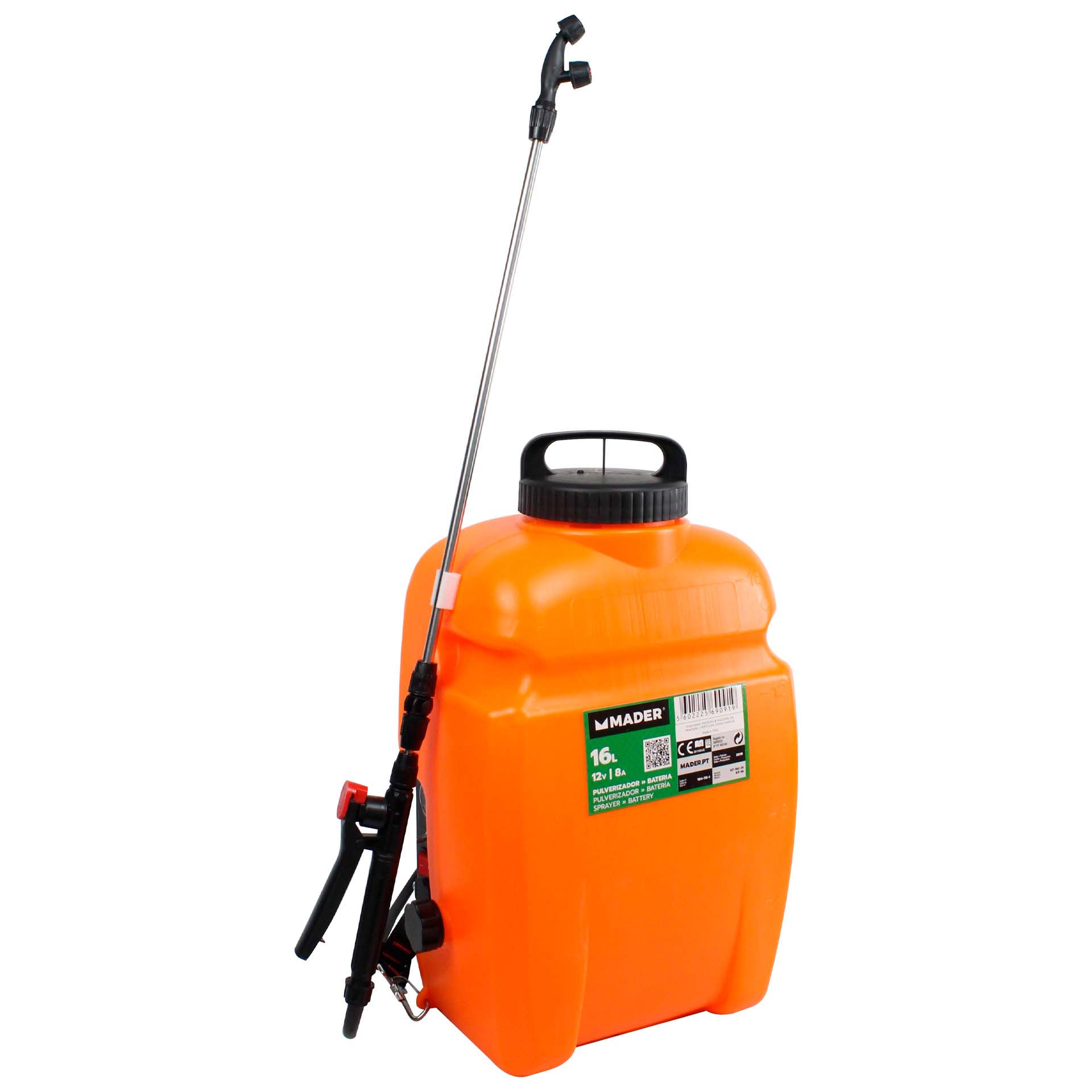 Pulverizador Pressão a Bateria 12V 16L Mader