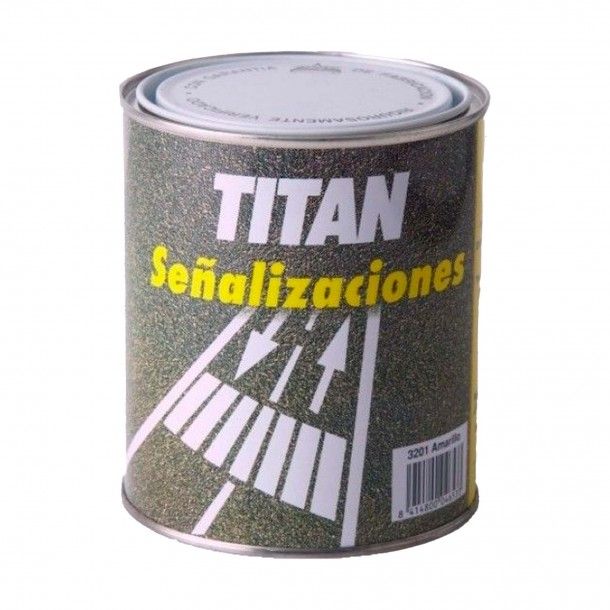 Tinta para Sinalizao Rodoviria Amarela 750ml Titan