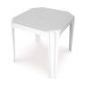 Mesa de Resina Viana Branca 75x75cm Mesa de Resina Viana Branca 75x75cm