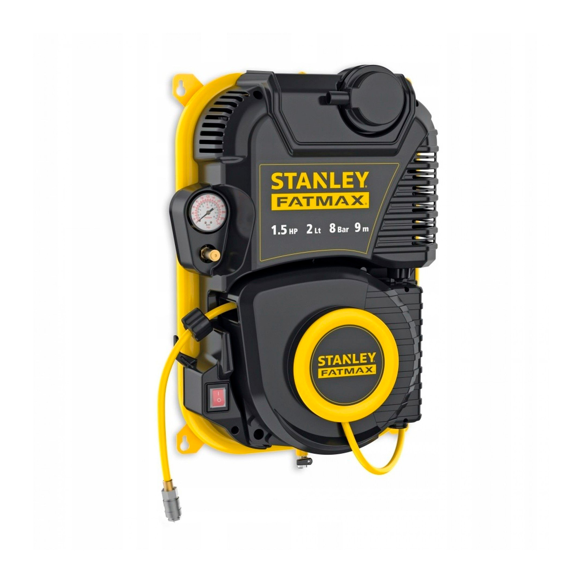 Compressor de Parede sem Óleo 2L 1.5Hp 8Bar Stanley