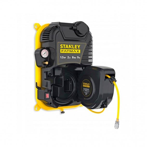 Compressor de Parede sem leo 2L 1.5Hp 8Bar Stanley