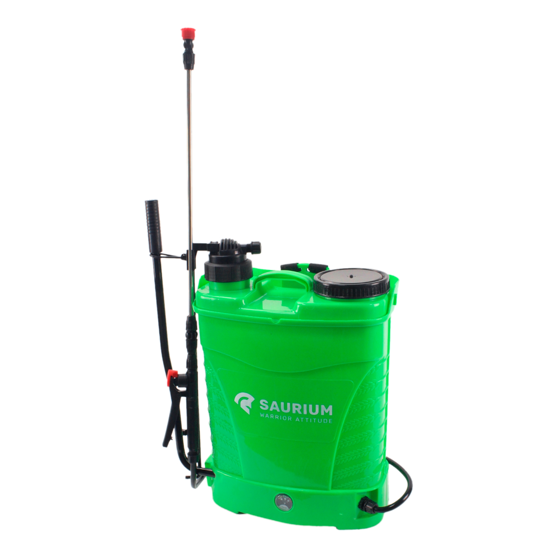 Pulverizador de Pressão 2 em 1 Manual e Bateria 12V 16L Saurium