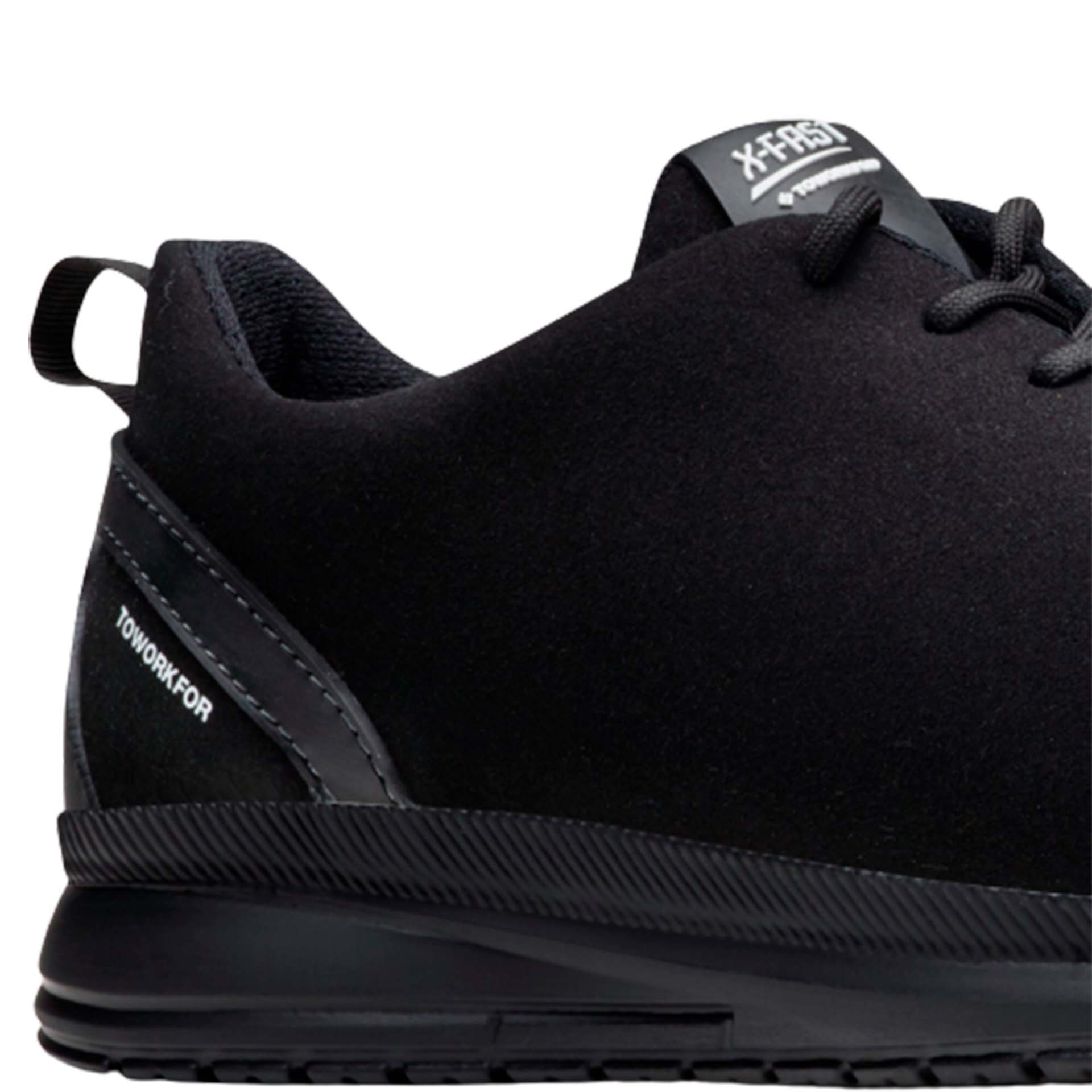 Sapato de Segurança Preto com Biqueira de Alumínio X-H2 S3 ToWorkFor