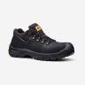 Sapato de Segurança em Pele Preta com Biqueira de Carbono Silverstone S3 ToWorkFor Sapato de Segurança em Pele Preta com Biqueira de Carbono Silverstone S3 ToWorkFor