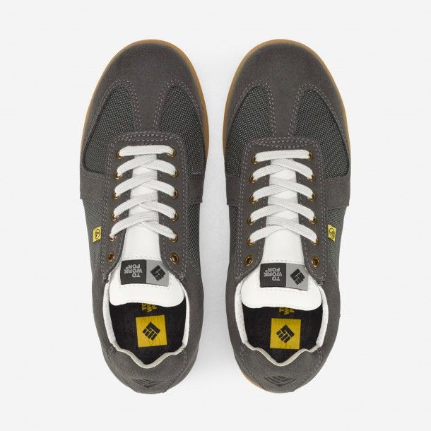 Sapato de Segurança Cinza com Biqueira de Aço BoardSlide S3 ToWorkFor Sapato de Segurança Cinza com Biqueira de Aço BoardSlide S3 ToWorkFor