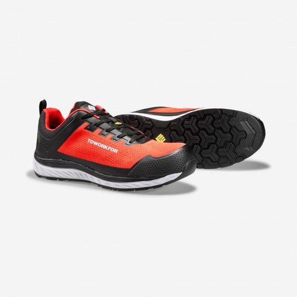 Sapato de Segurança em TPU Vermelho com Biqueira de Alumínio Super Set Red S1P ToWorkFor Sapato de Segurança em TPU Vermelho com Biqueira de Alumínio Super Set Red S1P ToWorkFor