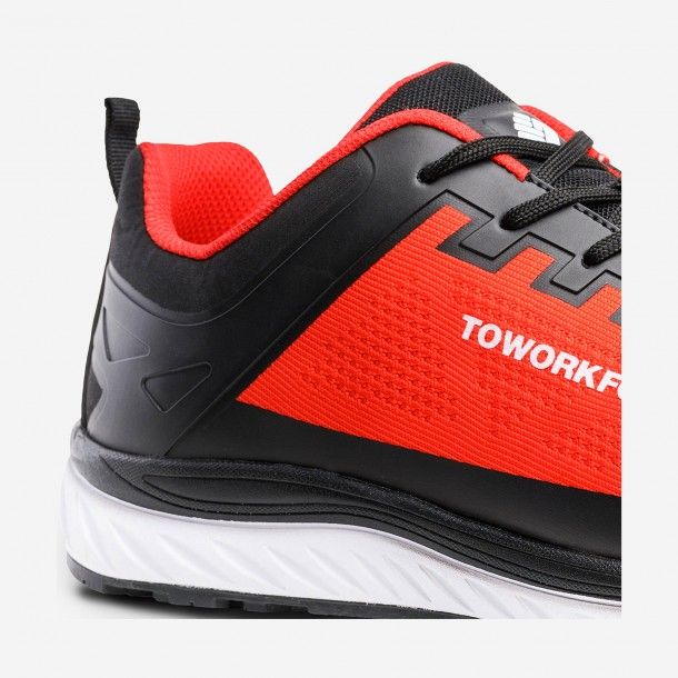 Sapato de Segurança em TPU Vermelho com Biqueira de Alumínio Super Set Red S1P ToWorkFor Sapato de Segurança em TPU Vermelho com Biqueira de Alumínio Super Set Red S1P ToWorkFor