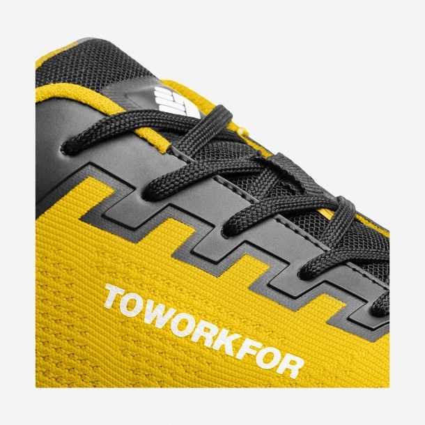 Sapato de Segurança em TPU Amarelo com Biqueira de Alumínio Super Set Yellow S1P ToWorkFor Sapato de Segurança em TPU Amarelo com Biqueira de Alumínio Super Set Yellow S1P ToWorkFor