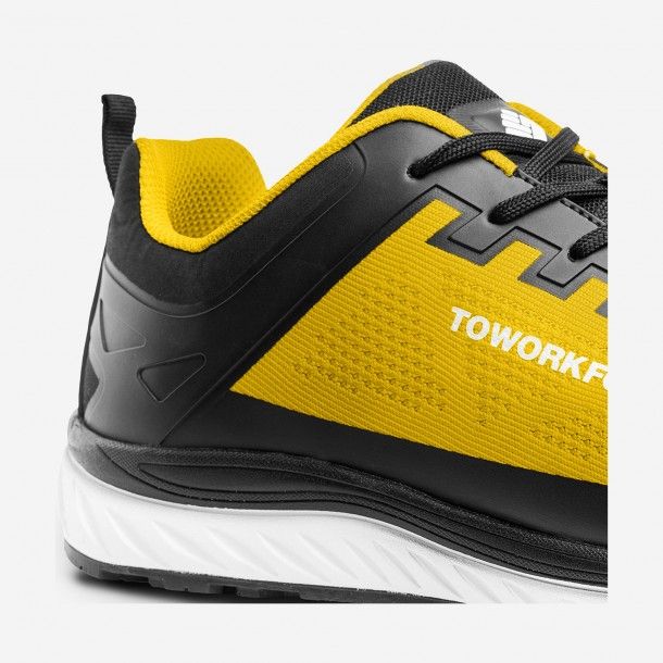 Sapato de Segurança em TPU Amarelo com Biqueira de Alumínio Super Set Yellow S1P ToWorkFor Sapato de Segurança em TPU Amarelo com Biqueira de Alumínio Super Set Yellow S1P ToWorkFor