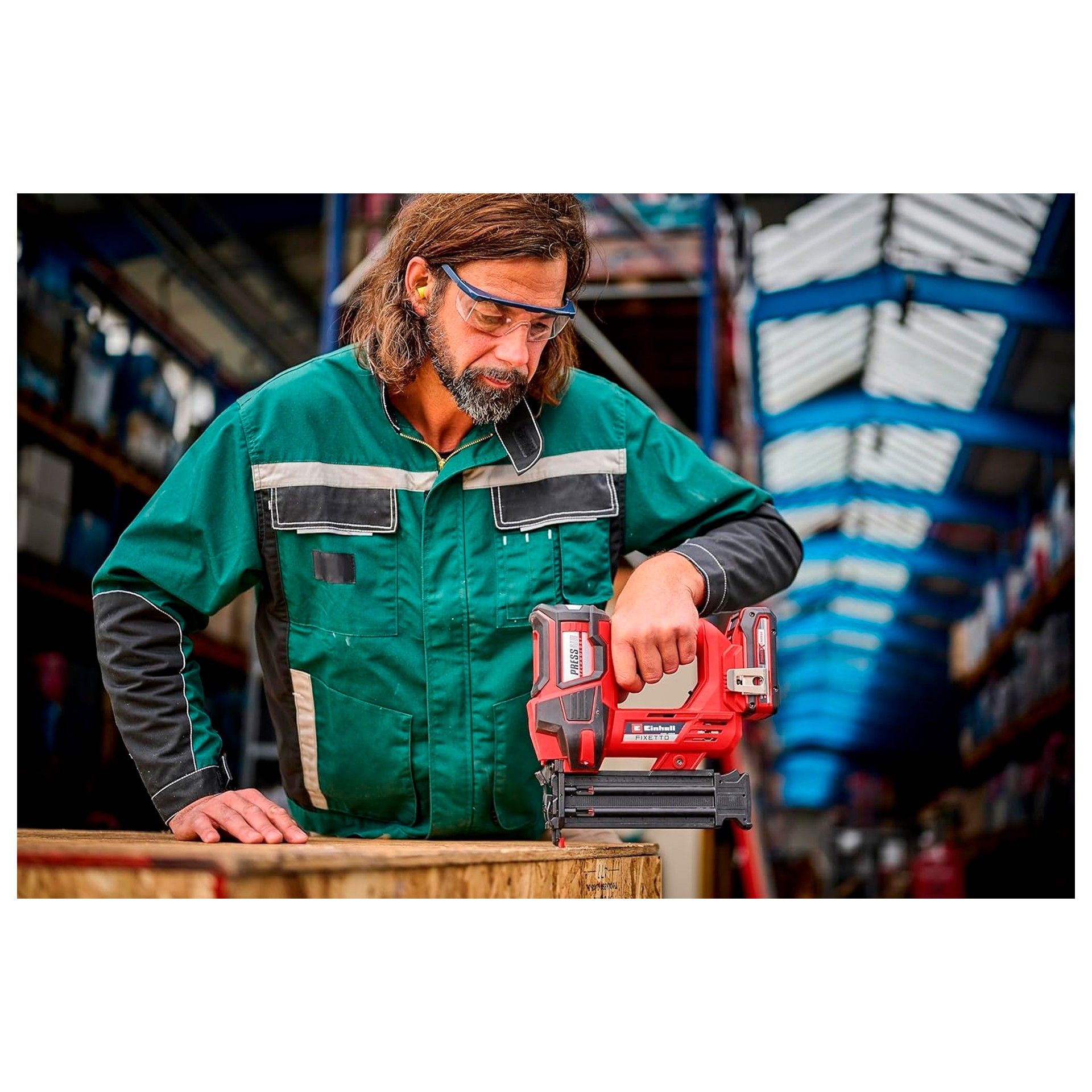 Pistola de Pregos a Bateria 15-50mm 18V FIXETTO 18/50 N Einhell