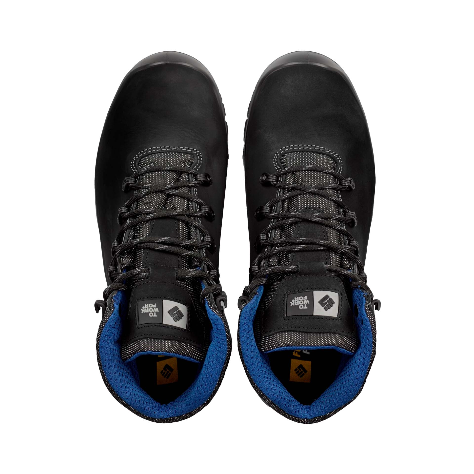 Bota de Trabalho Pele Preta com Biqueira Carbono Wheels S3 ToWorkFor