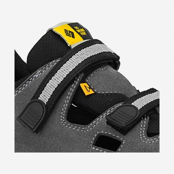 Sapato de Segurança Cinza com Biqueira de Alumínio Runner S1P ToWorkFor Sapato de Segurança Cinza com Biqueira de Alumínio Runner S1P ToWorkFor