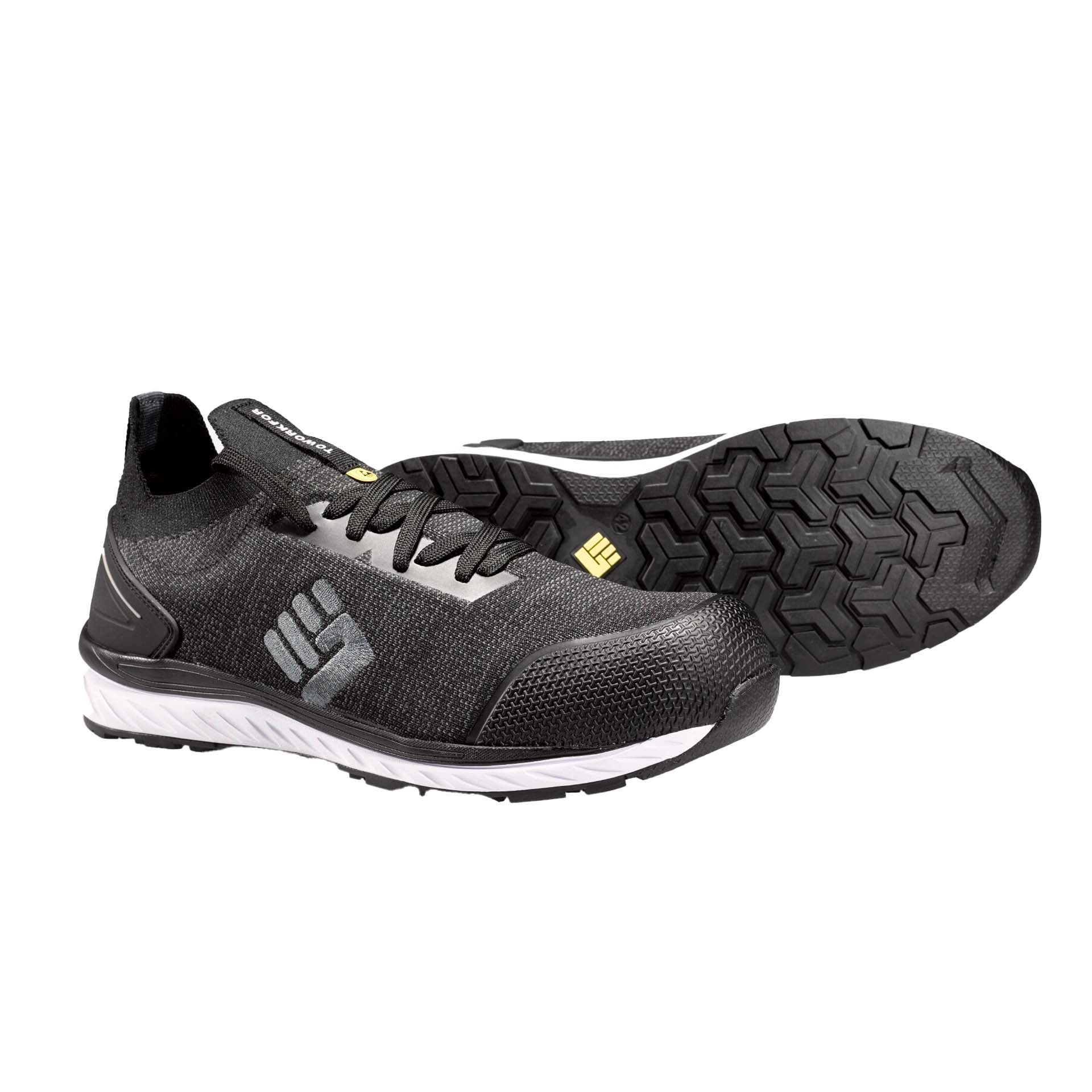 Sapato de Segurança em Knit Preto com Biqueira Alumínio Cool Down S1P ToWorkFor