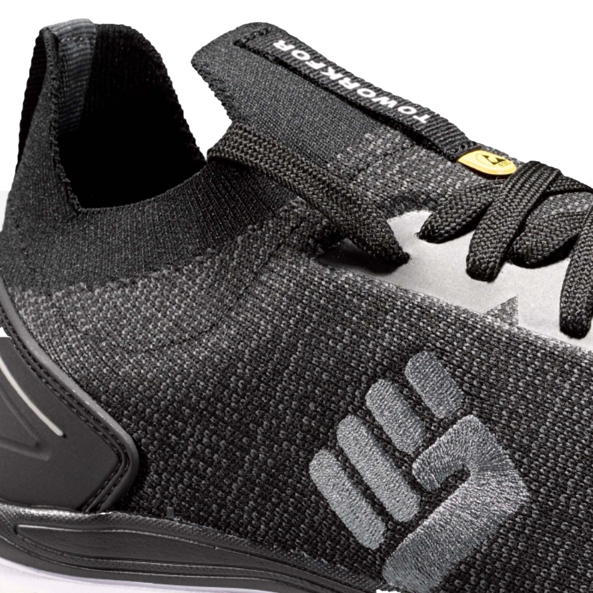 Sapato de Segurança em Knit Preto com Biqueira Alumínio Cool Down S1P ToWorkFor