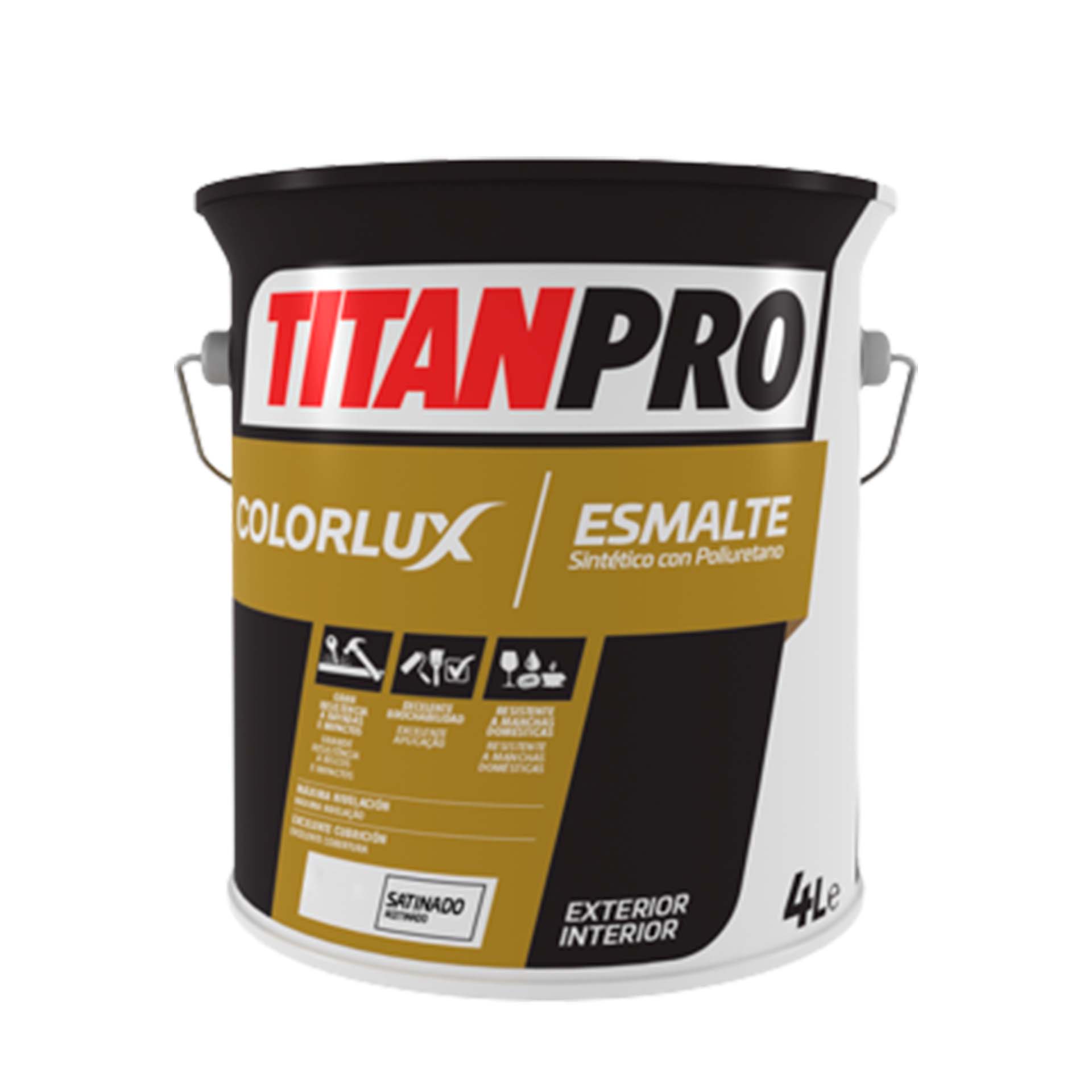 Esmalte Sintético Poliuretano Acetinado Base Neutra 4L CX-2 Titan Pr