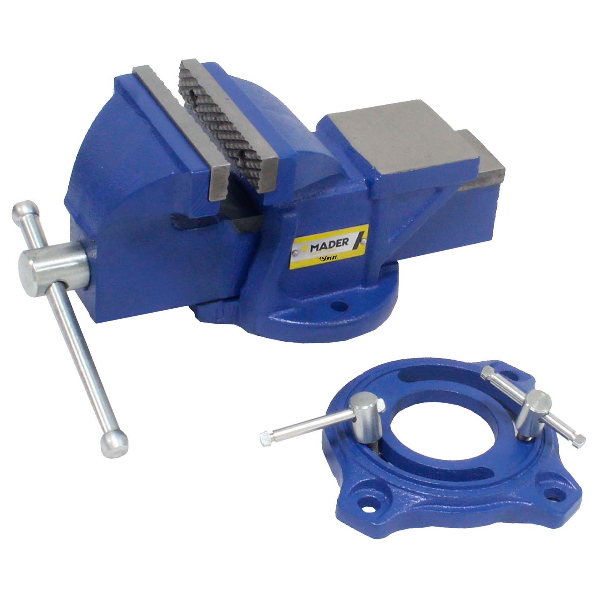 Torno de Bancada 150mm com Base Rotativa Mader