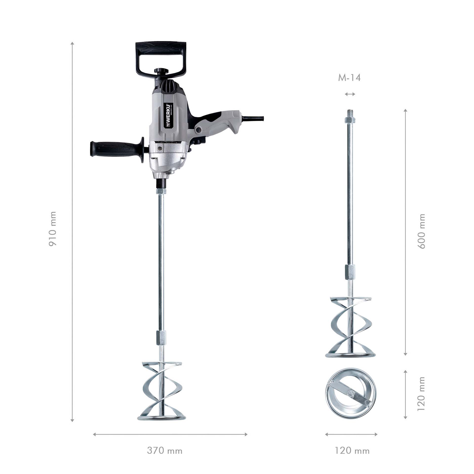 Misturador Elétrico 1050W WK403140 Werku