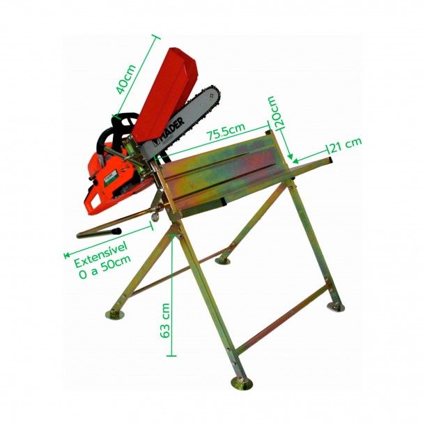 Cavalete para Corte de Lenha com Suporte MGD Mader Cavalete para Corte de Lenha com Suporte MGD Mader