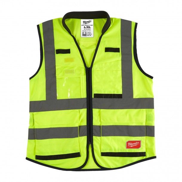 Colete Alta Visibilidade Premium Amarelo L/XL Milwaukee