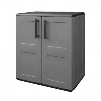 Armrio de Arrumao 68x37x84cm Cinza ArtPlast Mader
