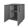 Armário de Arrumação 68x37x84cm Cinza ArtPlast Mader Armário de Arrumação 68x37x84cm Cinza ArtPlast Mader