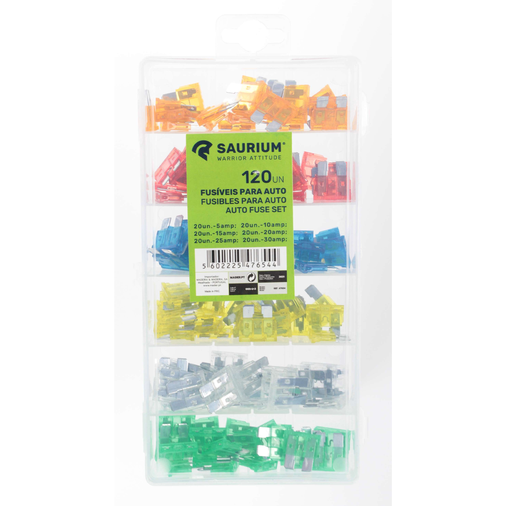 Fusíveis para Auto 120 Uni Saurium