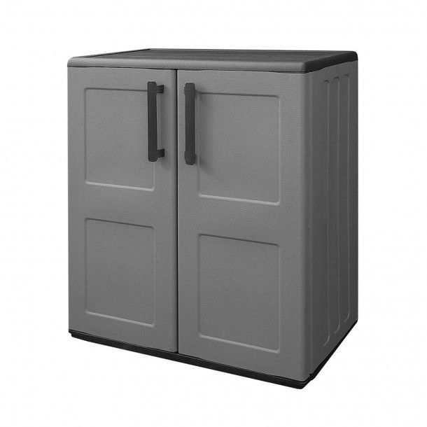 Armrio de Arrumao 68x37x84cm Cinza ArtPlast Mader