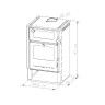 Salamandra a Lenha 8,30KW Forno Beta Alpis Salamandra a Lenha 8,30KW Forno Beta Alpis