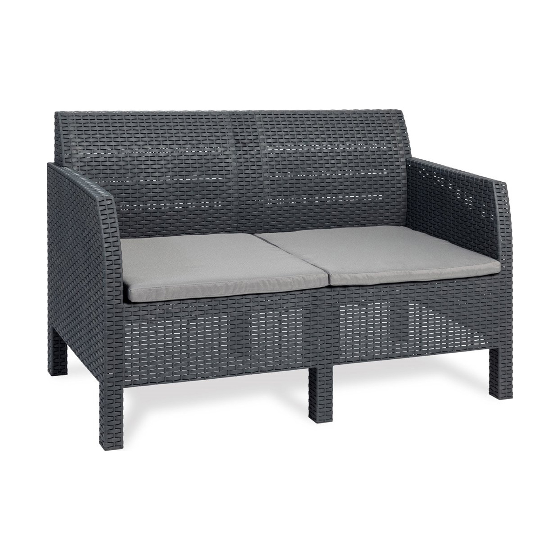 Conjunto Jardim Mesa e 4 Lugares com Sofá Toomax